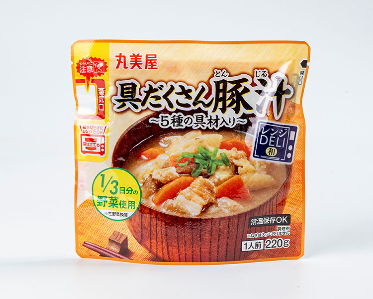 レンジDELI <具だくさん豚汁>